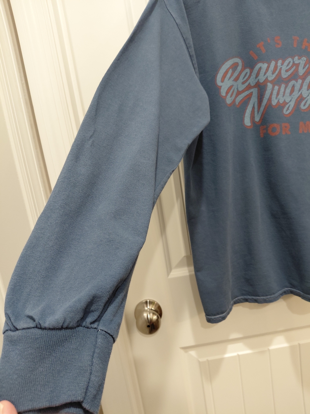 Bucees Graphic Long Sleeve Tee - Blue "Beaver Nuggets" 0969 - Picture 4 of 7